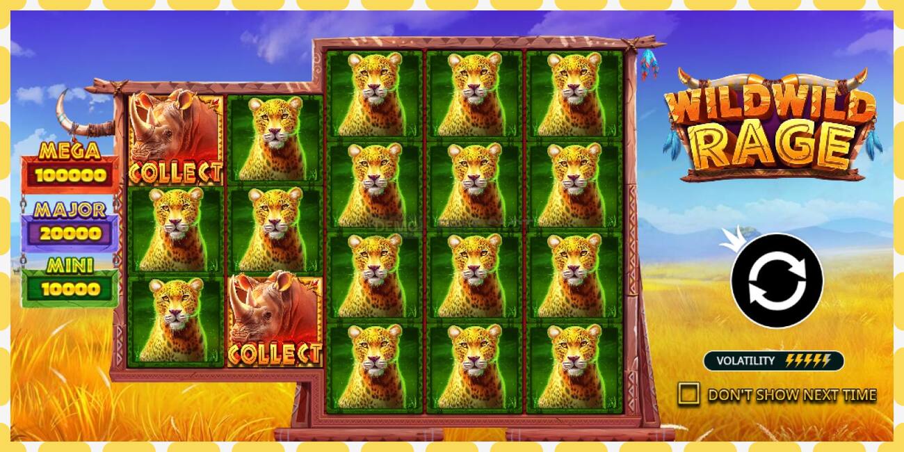 Demo slot Wild Wild Rage free and without registration, picture - 1