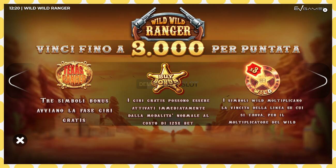 Demo slot Wild Wild Ranger free and without registration, picture - 1