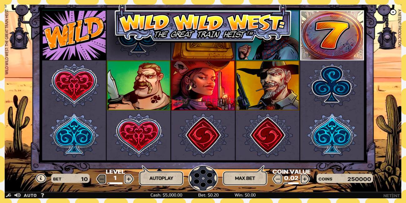 Demo slot Wild Wild West free and without registration, picture - 1