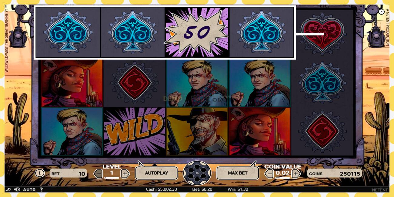 Demo slots Wild Wild West bezmaksas un bez reģistrācijas, attēlu - 1