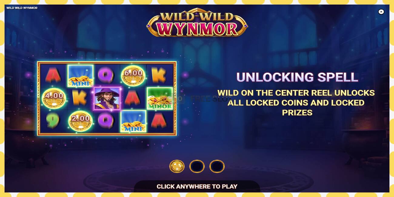 រន្ធដោតសាកល្បង Wild Wild Wynmor ឥតគិតថ្លៃនិងដោយគ្មានការចុះឈ្មោះ, រូបភាព - ១