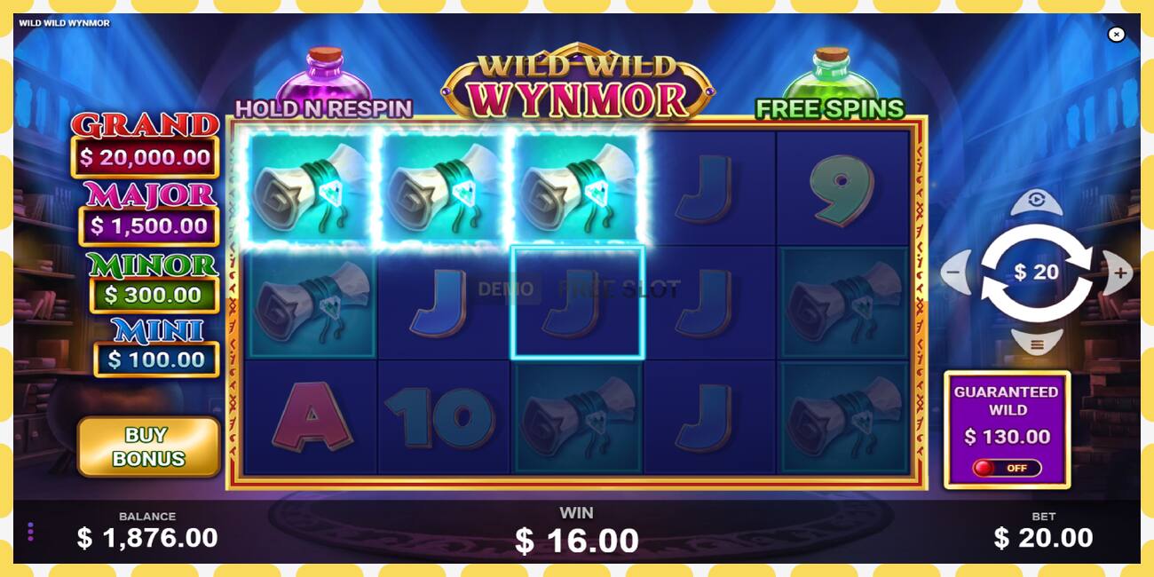 រន្ធដោតសាកល្បង Wild Wild Wynmor ឥតគិតថ្លៃនិងដោយគ្មានការចុះឈ្មោះ, រូបភាព - ១