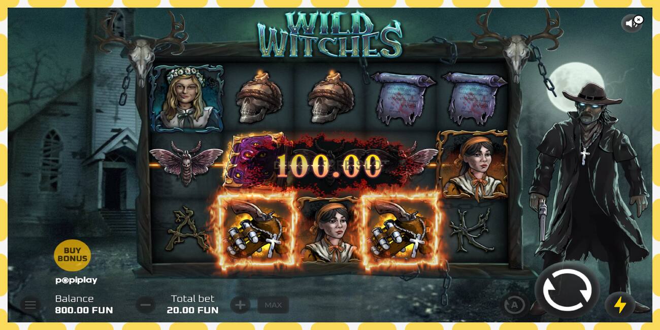 สล็อตสาธิต Wild Witches ฟรีและไม่ต้องลงทะเบียน, รูปภาพ - 1