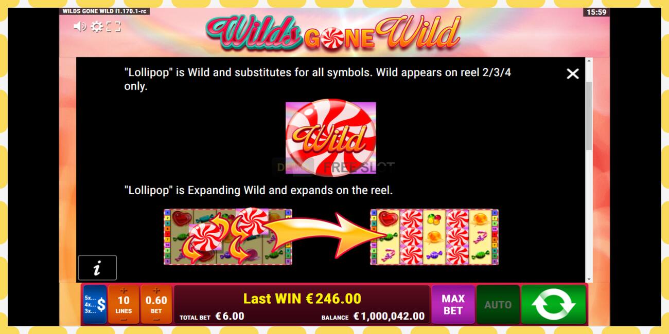 Demo slot Wilds Gone Wild free and without registration, picture - 1