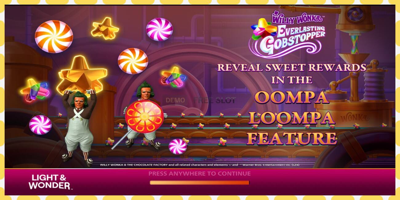 Demo slot Willy Wonka Everlasting Gobstopper free and without registration, picture - 1