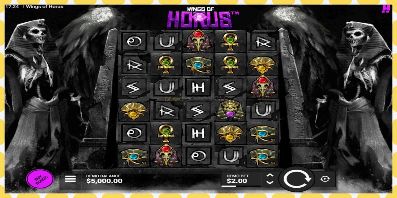 Demo slot Wings of Horus free and without registration, picture - 1