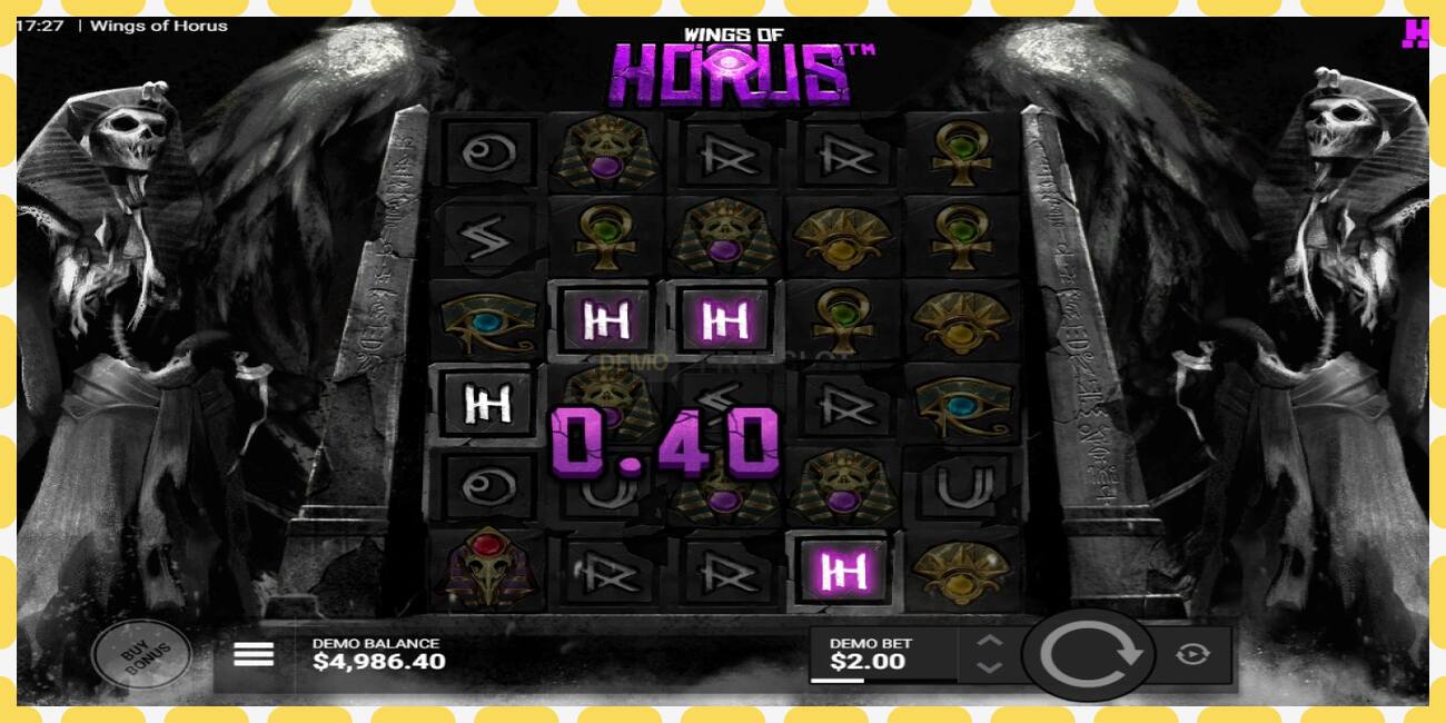 Demo slot Wings of Horus free and without registration, picture - 1