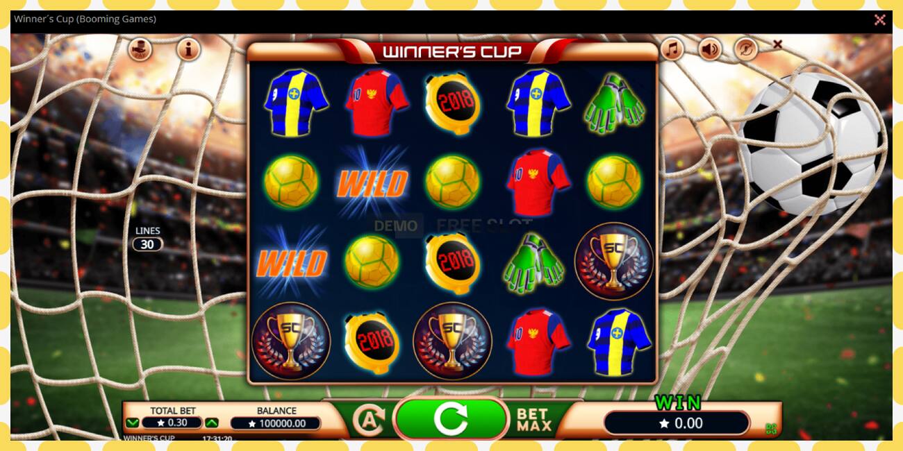 Demo-slot Winner´s Cup gratis en zonder registratie, afbeelding - 1