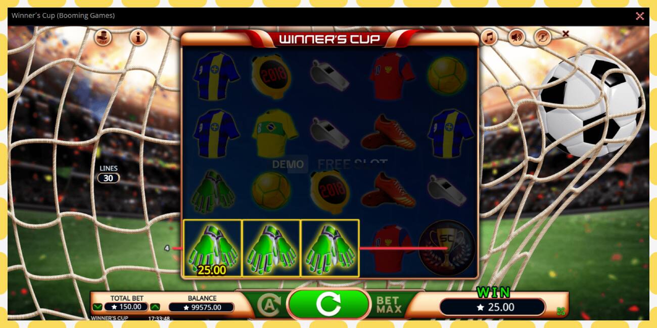 Demo-slot Winner´s Cup gratis en zonder registratie, afbeelding - 1