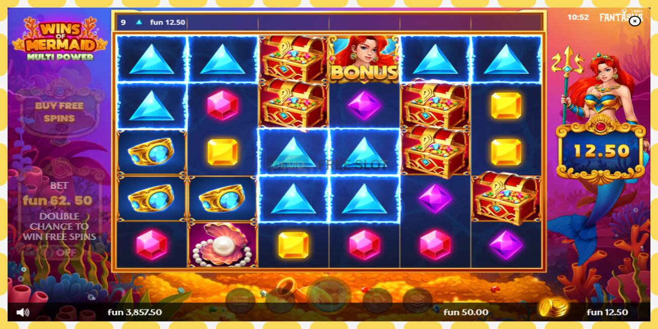 Slot de demonstração Wins of Mermaid Multi Power grátis e sem registro, foto - 1