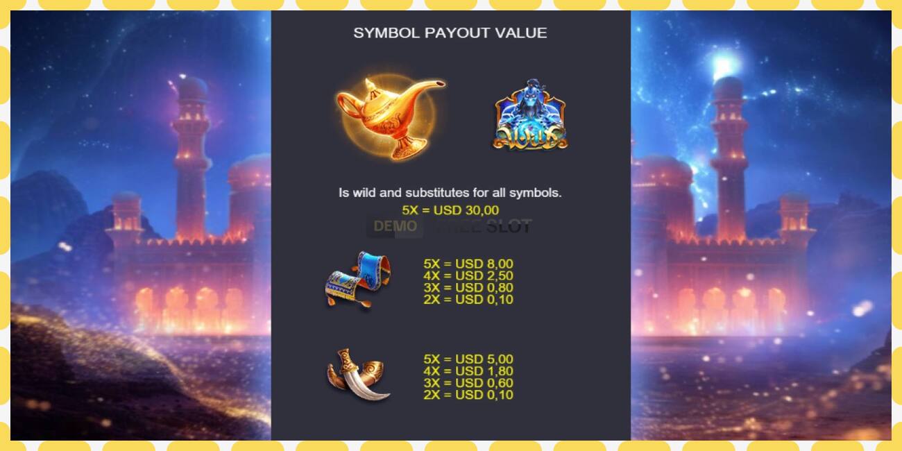 Demo slot Wishes of the Genie free and without registration, picture - 1