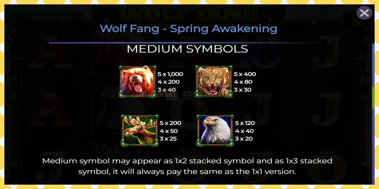 Demo lizdas Wolf Fang - Spring Awakening nemokamai ir be registracijos, paveikslėlį - 1