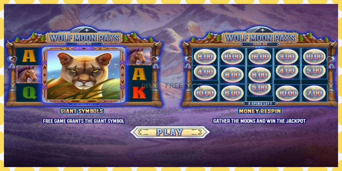 Demo slot Wolf Moon Pays නොමිලේ සහ ලියාපදිංචියකින් තොරව, පින්තූරය - 1