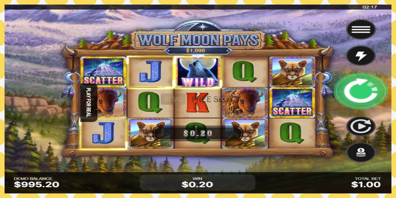 Demo slot Wolf Moon Pays නොමිලේ සහ ලියාපදිංචියකින් තොරව, පින්තූරය - 1