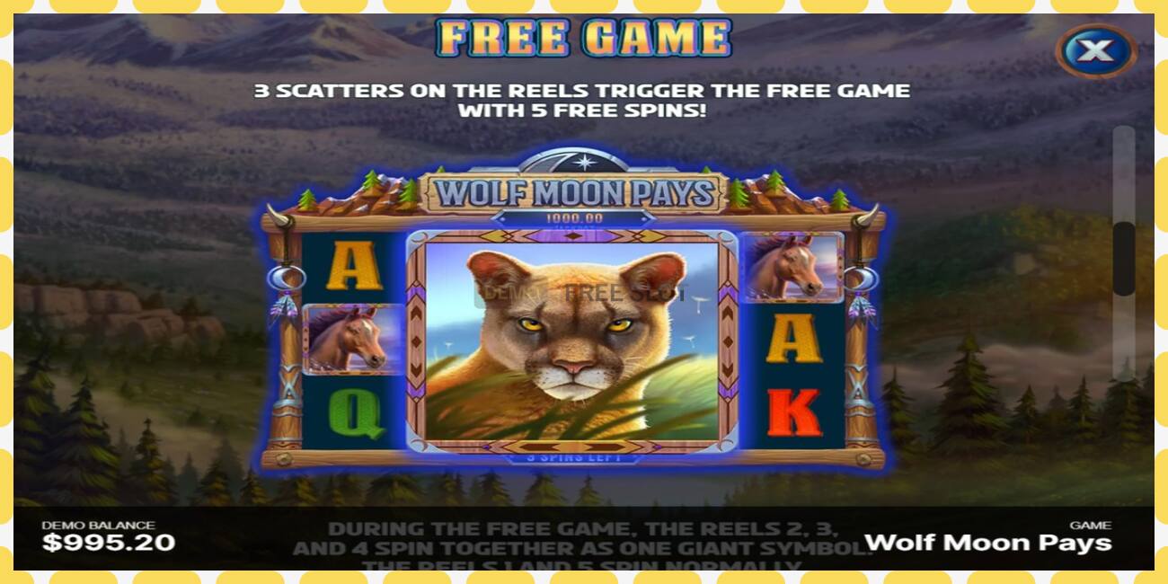 Demo slot Wolf Moon Pays නොමිලේ සහ ලියාපදිංචියකින් තොරව, පින්තූරය - 1