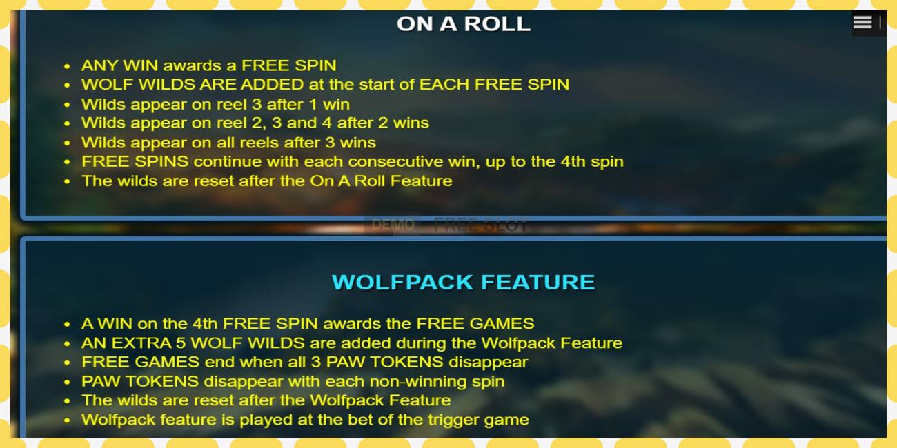 Demo slot Wolfpack Pays free and without registration, picture - 1