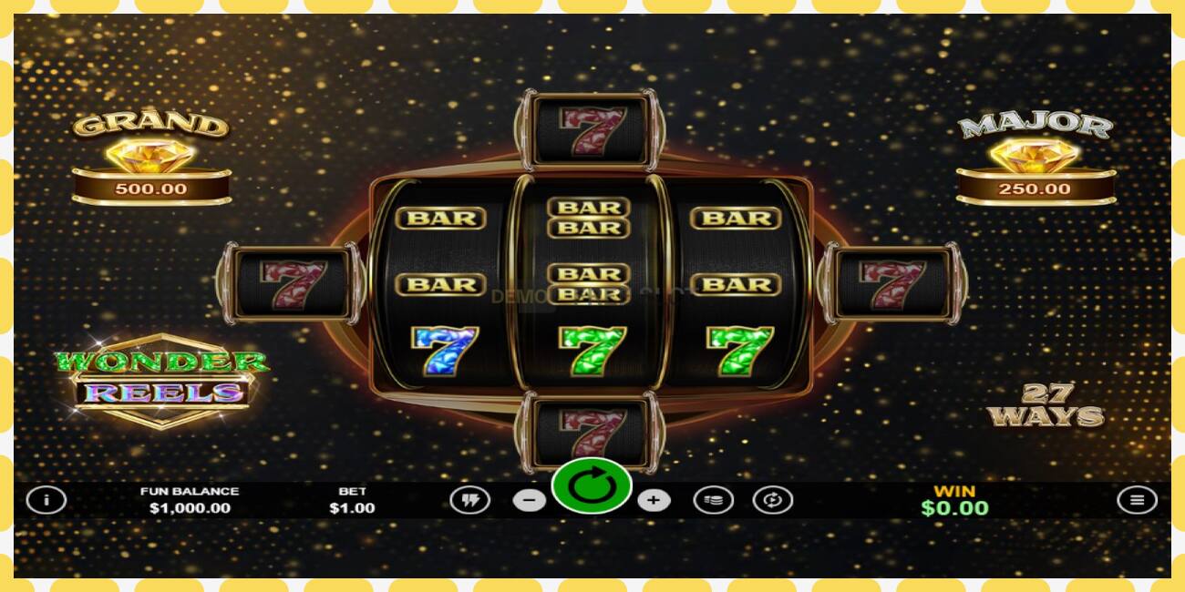 Demo slot Wonder Reels ingyenes és regisztráció nélkül, kép - 1