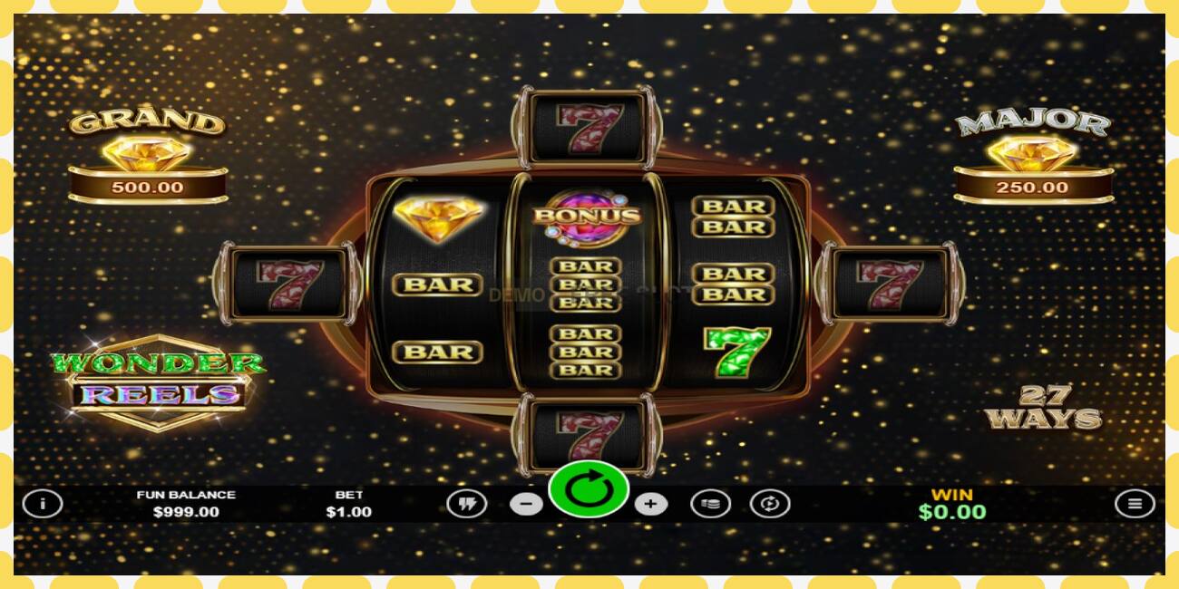 Demo slot Wonder Reels ingyenes és regisztráció nélkül, kép - 1