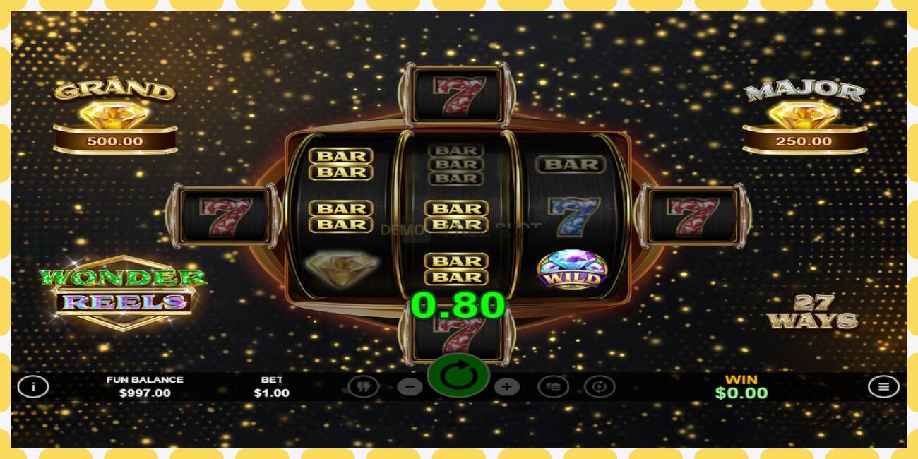 Demo slot Wonder Reels ingyenes és regisztráció nélkül, kép - 1