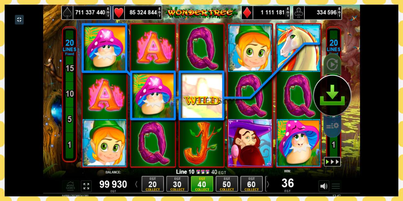 Demo slot Wonder Tree free and without registration, picture - 1