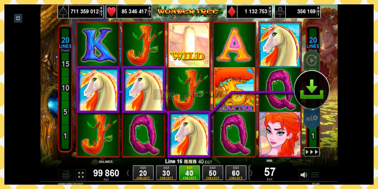 Demo slot Wonder Tree free and without registration, picture - 1