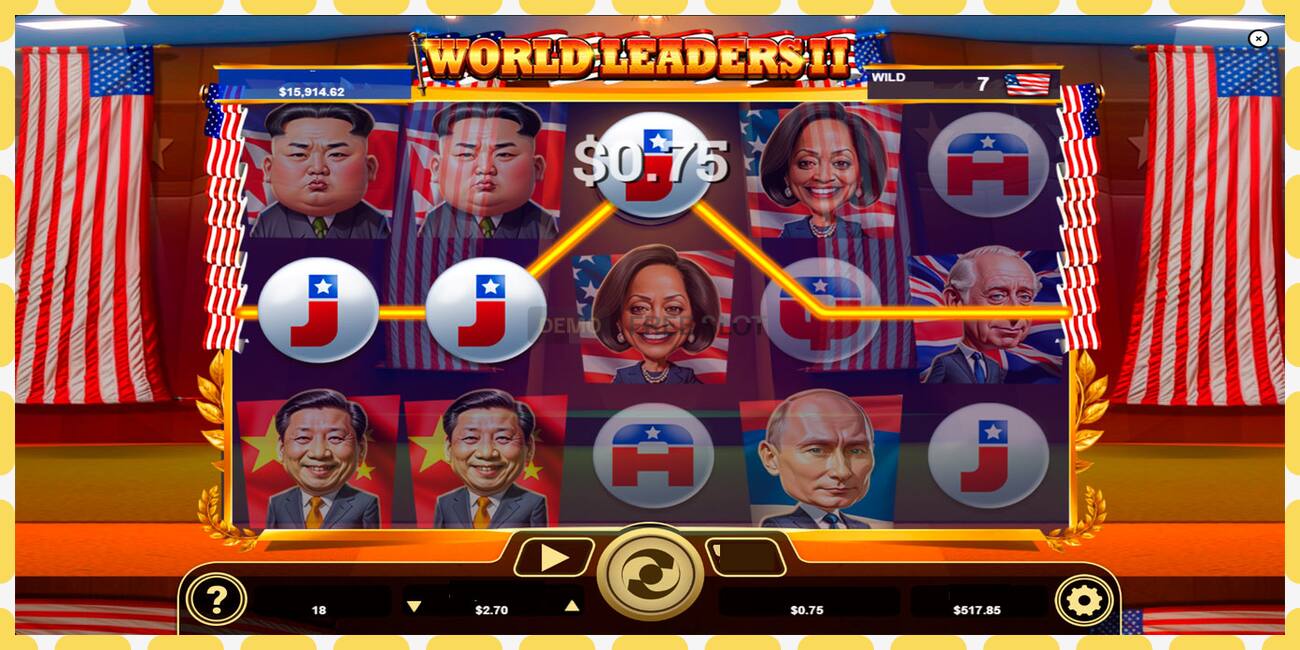 Demo slot World Leaders II free and without registration, picture - 1