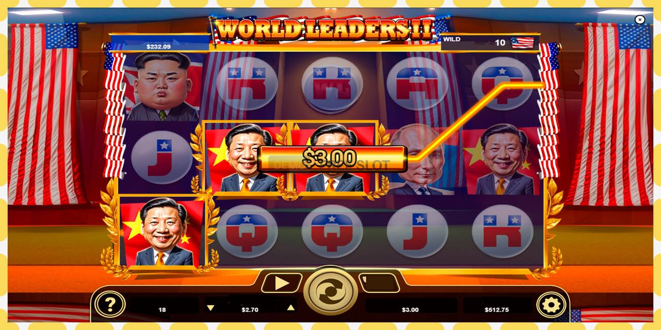 Demo slot World Leaders II free and without registration, picture - 1