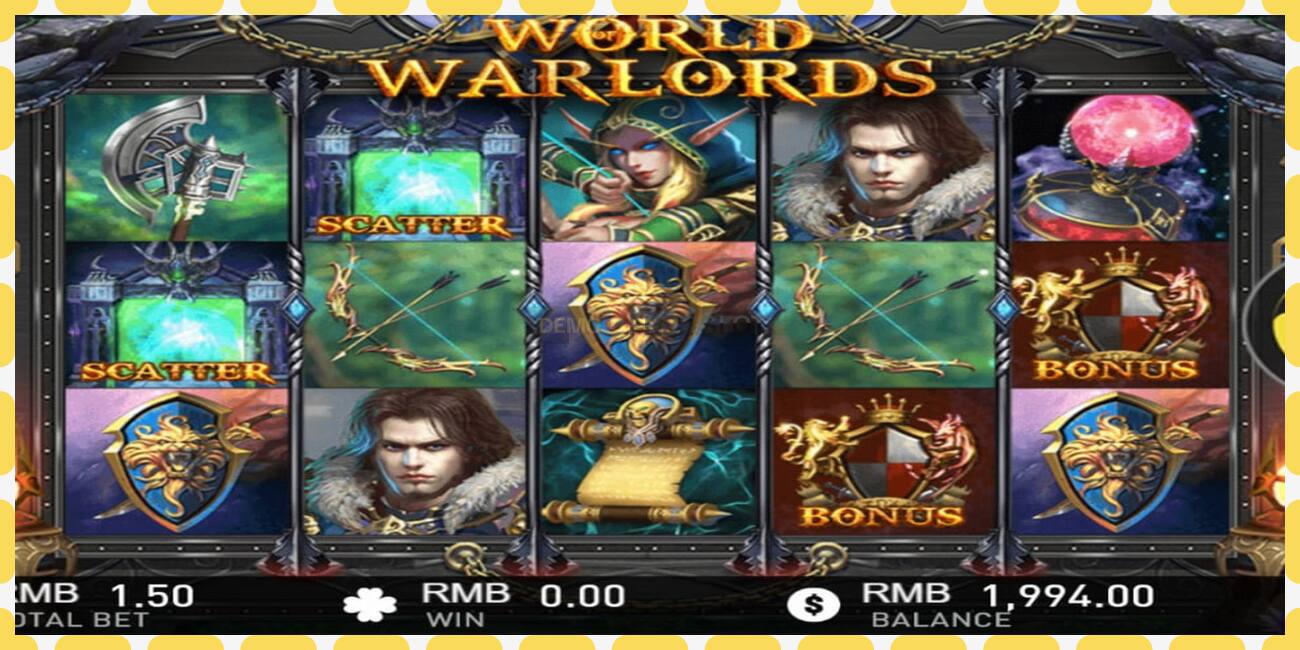 Demo slot World of Warlords free and without registration, picture - 1