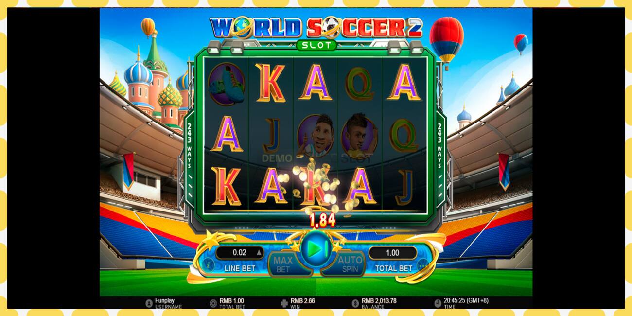 Demo slot World Soccer Slot 2 free and without registration, picture - 1