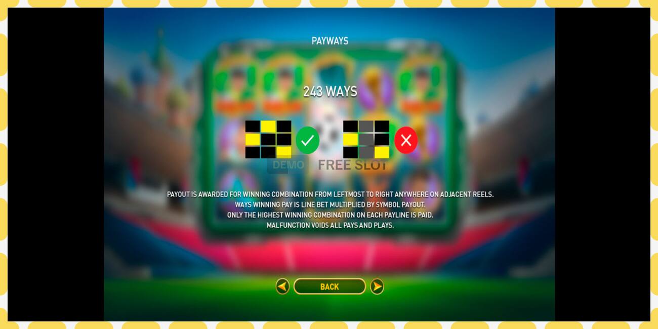 Demo slot World Soccer Slot 2 free and without registration, picture - 1