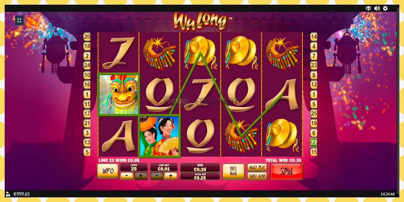 Demo slot Wu Long free and without registration, picture - 1