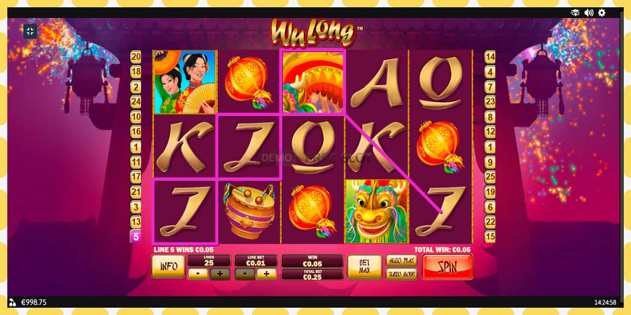 Demo slot Wu Long free and without registration, picture - 1