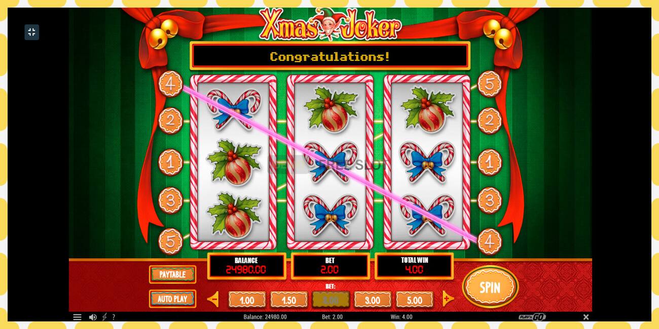 Demo slot Xmas Joker free and without registration, picture - 1