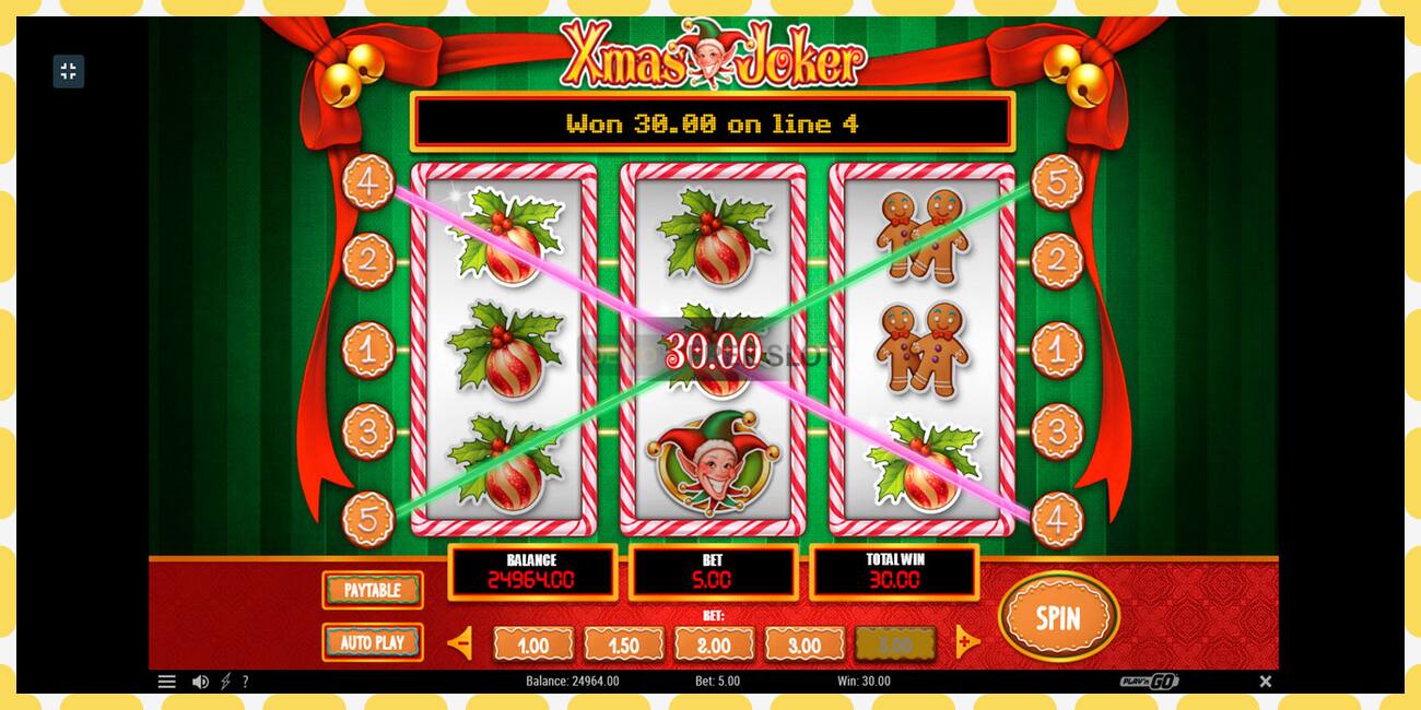 Demo slot Xmas Joker free and without registration, picture - 1