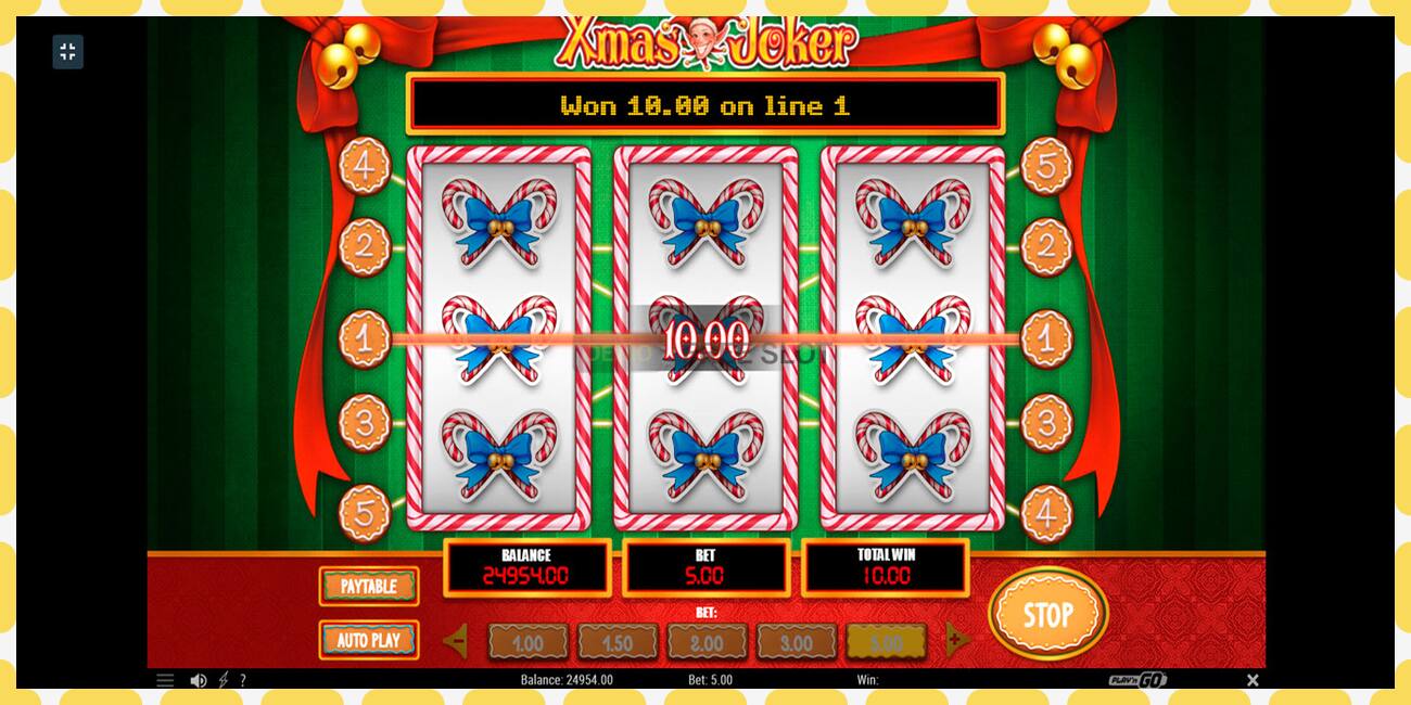 Demo slot Xmas Joker free and without registration, picture - 1