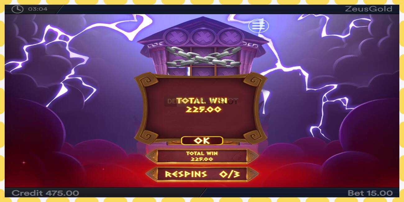 Demo slot Zeus Gold free and without registration, picture - 1