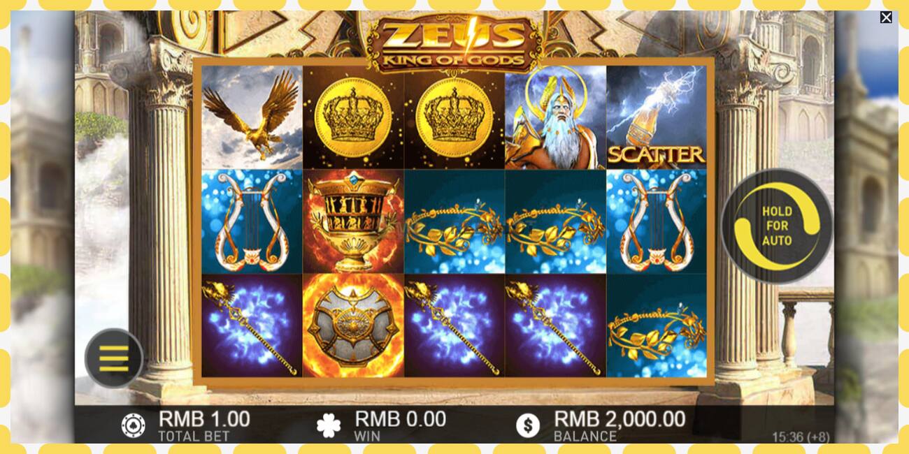 Demo slot Zeus King of Gods free and without registration, picture - 1