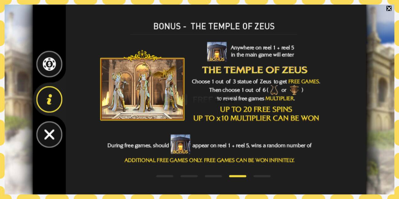 Demo slot Zeus King of Gods free and without registration, picture - 1