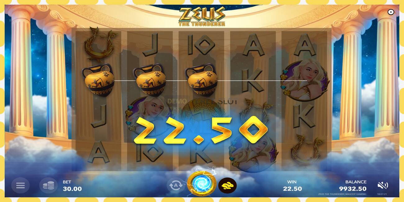 Demo slot Zeus The Thunderer free and without registration, picture - 1