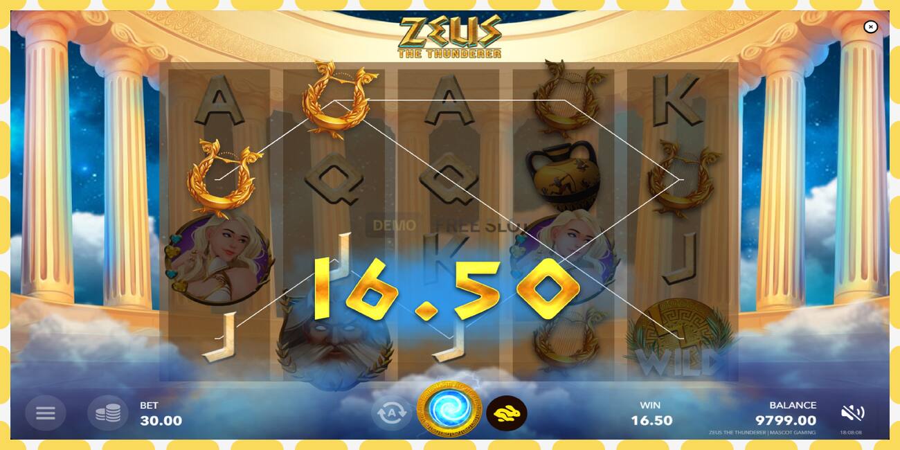 Demo slot Zeus The Thunderer free and without registration, picture - 1