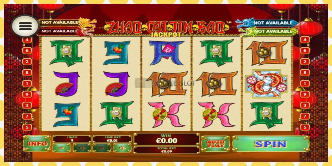 டெமோ ஸ்லாட் Zhao Cai Jin Bao Jackpot இலவச மற்றும் பதிவு இல்லாமல், படம் - 1