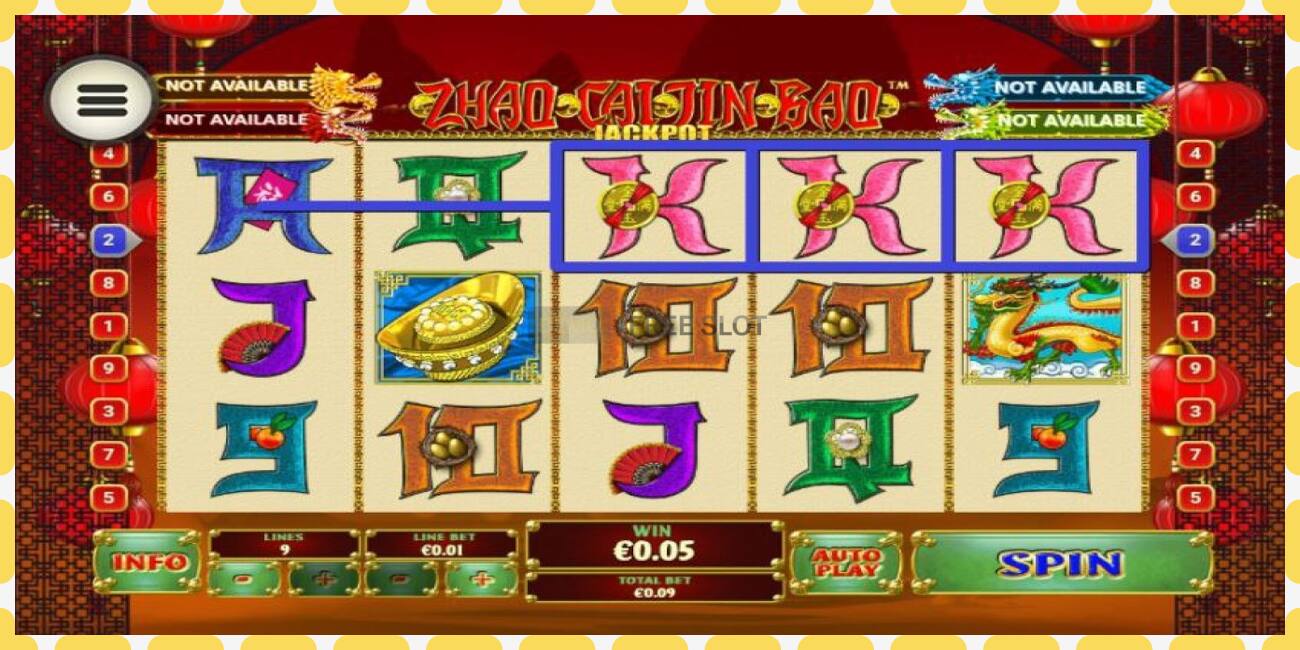 டெமோ ஸ்லாட் Zhao Cai Jin Bao Jackpot இலவச மற்றும் பதிவு இல்லாமல், படம் - 1