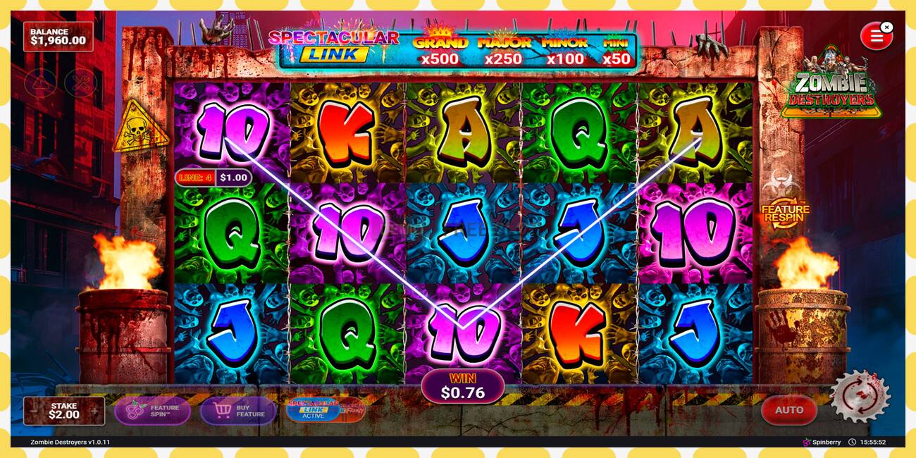 Slot demo Zombie Destroyers gratuit și fără înregistrare, imagine - 1