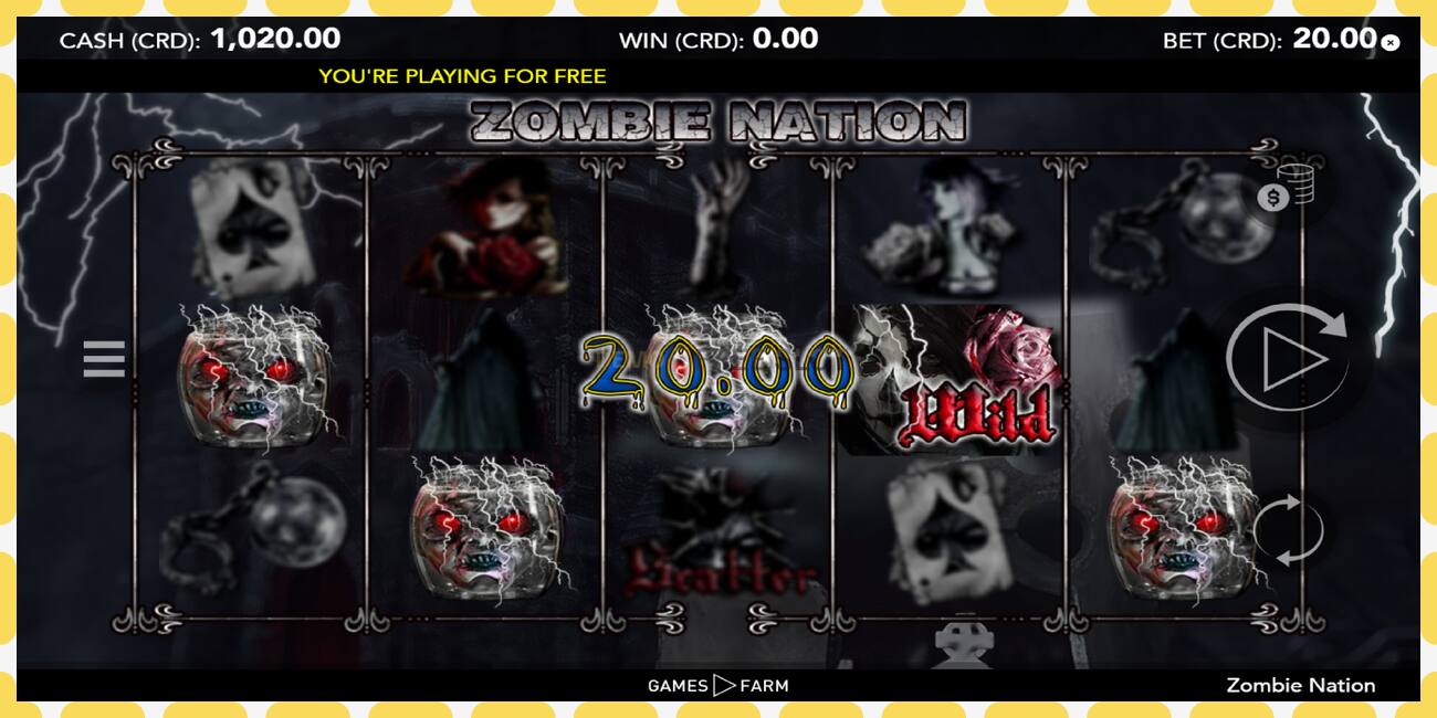 Демо ұясы Zombie Nation тегін және тіркеусіз, сурет - 1