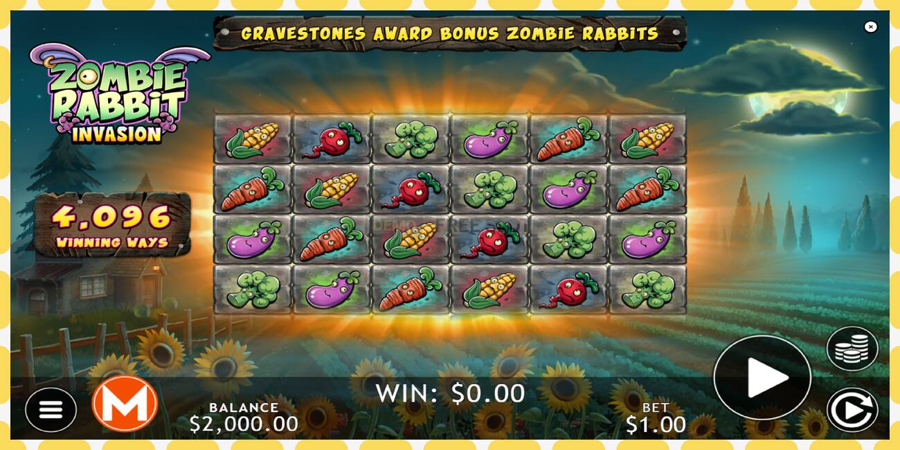 Slot dimostrativo Zombie Rabbit Invasion gratuito e senza registrazione, immagine - 1