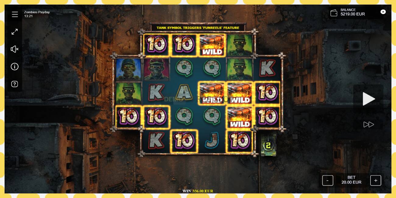 Demo-slot Zombies Payday gratis en zonder registratie, afbeelding - 1