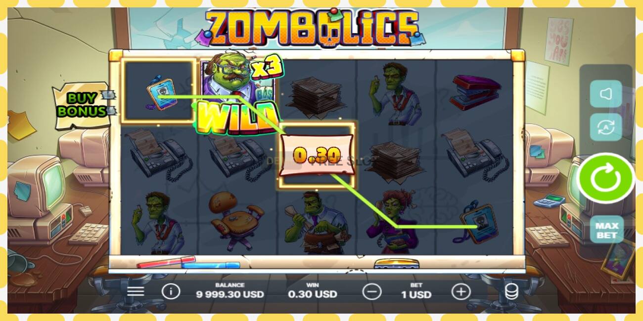 Slot demo Zombolics percuma dan tanpa pendaftaran, gambar - 1